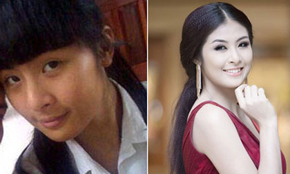 Nhan sắc đối lập của Ngọc Hân khi da trắng da nâu