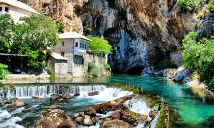 Thị trấn Blagaj - Bức tranh phong cảnh châu Âu