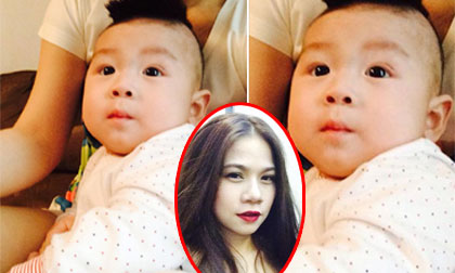 Mỹ Dung khoe ảnh con trai bụ bẫm với mái tóc 'ngầu'