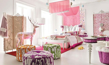 Căn phòng "đỏng đảnh" khiến các "công chúa nhỏ" thích mê