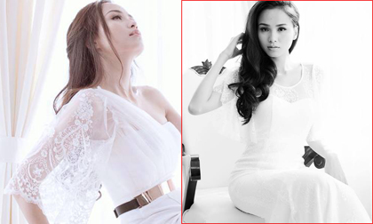 Diễm Hương tuyệt đẹp trong bộ ảnh diện áo cưới tinh khôi