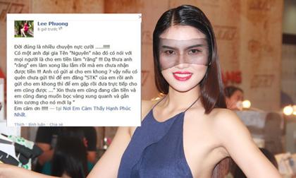 Lê Thị Phương "nổi đóa" trước tin đồn đại gia cho tiền "dao kéo"