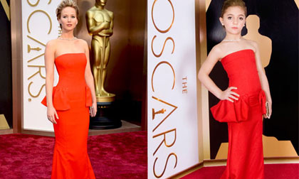 'Bản sao nhí' tuyệt đẹp của Sao trên thảm đỏ