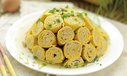 Trứng hấp nấm kỳ công khiến cả nhà "lác mắt"