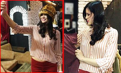 Bắt gặp Lê Thị Phương tạo dáng “nhắng nhít”, khi đi mua sắm cho bạn trai