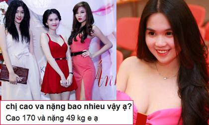 Ngọc Trinh bị cư dân mạng "bóc mẽ" về chiều cao