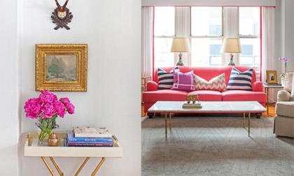 Trang trí nhà ngọt ngào mà không "sến" với màu hồng