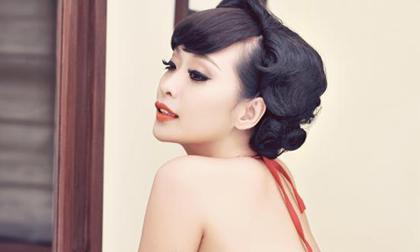 Lê Kiều Như khoe lưng trần trắng mịn