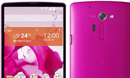 Lộ smartphone LG Isai FL màu hồng, cấu hình mạnh 