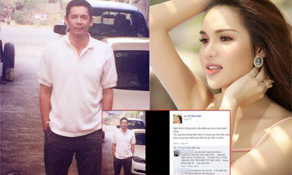 Hoa hậu Diệu Hân "khoe" ảnh bố phong độ không kém tài tử