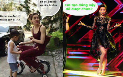 Khoảnh khắc ngộ nghĩnh của Hà Hồ được chế ảnh hài hước