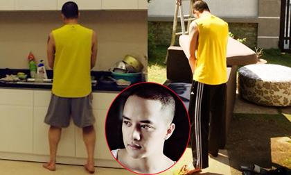 Cao Thái Sơn "khoe đảm đang" trong phòng bếp sang trọng