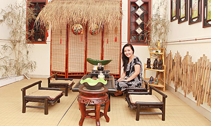 Góc chân quê trong nhà diễn viên Ngân Quỳnh