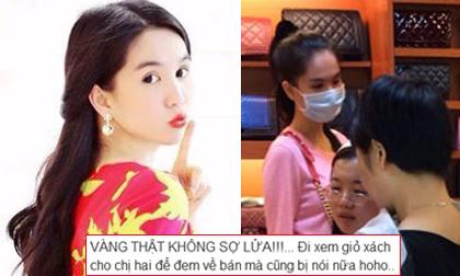 Chị em Ngọc Trinh "thi nhau" thanh minh việc mua hàng fake ở Quảng Châu
