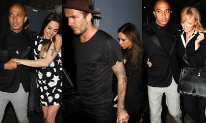 Thành viên Spice girls say khướt tụ tập sinh nhật Vic