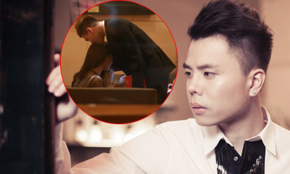 Trịnh Thăng Bình hôn bạn gái giữa quán cafe