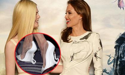 Angelina Jolie lại gây chú ý với 'giày phù thủy' độc