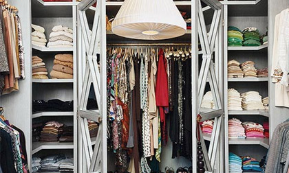 Mẹo tăng diện tích lưu trữ cho tủ đồ nhỏ