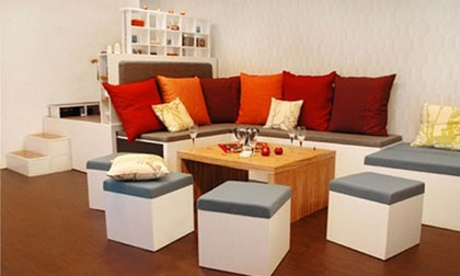 Bí kíp chọn nội thật cho không gian hẹp