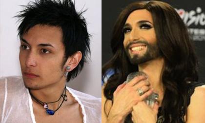 Nữ ca sỹ có râu trước khi "chuyển giới" đẹp trai như tài tử