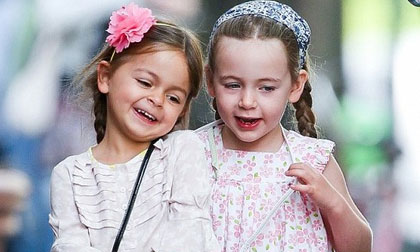 Hai nàng công chúa nhỏ điệu đà nhà sao "Sex and the city"