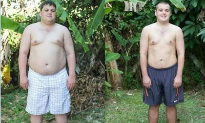 Chàng trai không được lên máy bay vì khác lạ do giảm được hơn 50kg