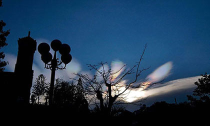 Đám mây lạ trên bầu trời Khánh Hòa