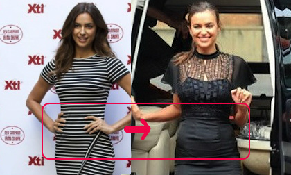 Bồ Ronaldo nghi có bầu với bụng phình to