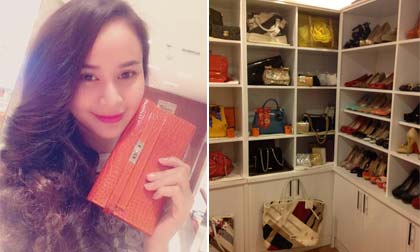 Khám phá tủ đồ hàng hiệu khủng của Sella Trương