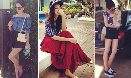 Thời trang phố tuyệt xinh của mỹ nhân 'Tình người duyên ma'