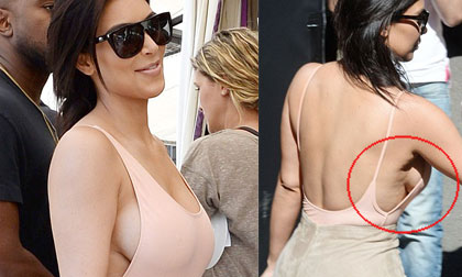 Kim dạo phố "thoáng mát" cùng chồng sắp cưới