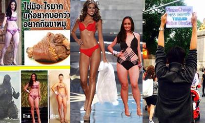 Tân HHHV Thái Lan tiếp tục bị chế ảnh và bắt trả vương miện