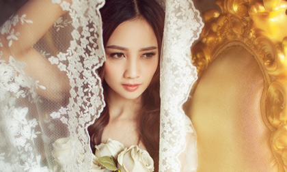 “Cô dâu” Thủy Phạm đẹp như tiên nữ