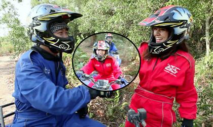 Bắt gặp bạn gái Tiến Đạt đi đua xe địa hình cùng "trai lạ"