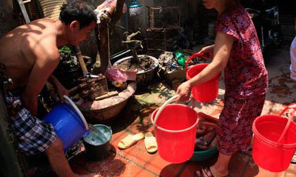 Hàng ngàn hộ dân HN sẽ tiếp tục mất nước trong 6 ngày tới