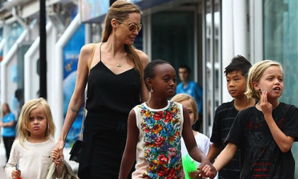 Jolie từng 3 lần cho con ngủ tại vườn thú với động vật 