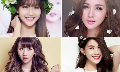 Những hot girl Việt sở hữu gương mặt V-line cuốn hút