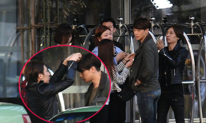 Bi Rain được chăm sóc sắc đẹp từng li từng tí