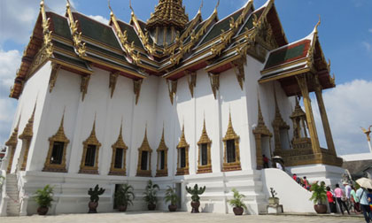 Đi lạc trong Hoàng cung Thái Lan