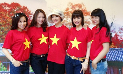 Dàn mỹ nhân, Hoa hậu cùng khí thế hát và hướng về biển đảo