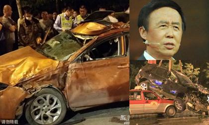 Cận cảnh hiện trường tai nạn kinh hoàng của cha con sao Hoa ngữ