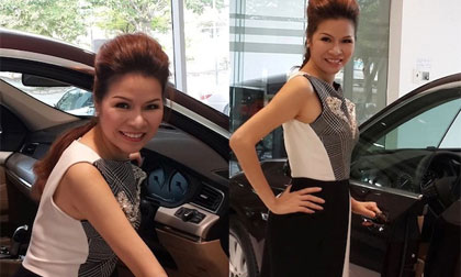 Hoa hậu Bùi Thị Hà tậu xế sang... làm quà tặng