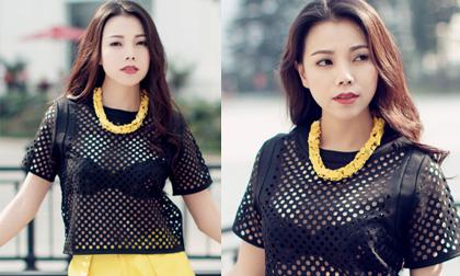 Trà Ngọc Hằng khoe dáng đẹp hấp dẫn với áo lưới