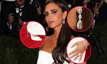 Victoria "đắp" 50 tỷ trên người khi tới dự Met Gala?