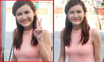 Anh Thúy gây chú ý với gương mặt thẩm mỹ cứng đờ