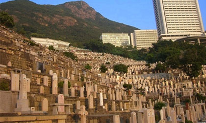 Nghĩa trang bậc thang độc đáo ở Hongkong 