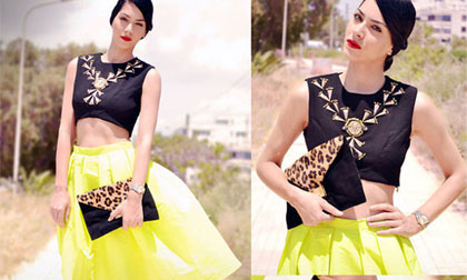 Kiểu mix đồ với crop top táo bạo như blogger tuổi 30