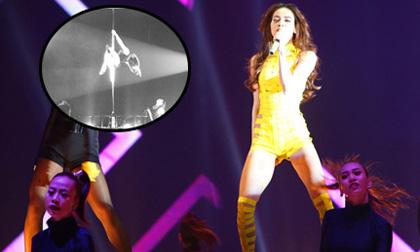 Hồ Ngọc Hà bị cắt múa cột tại "Đêm hội chân dài"