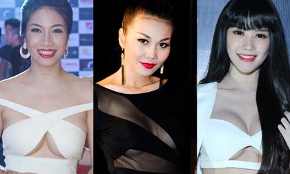 Mỹ nhân Việt nóng bỏng với thời trang hở ngực dưới