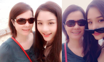 Miu Lê khoe mẹ trẻ đẹp như chị gái 